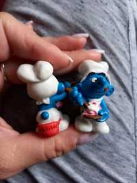 Schleich smerf smurf Peyo z ciastem plackiem cukiernik figurka