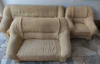 Komplet wypoczynkowy 3 + 2 + 1 trójka dwójka jedynka kanapa sofa łóżko