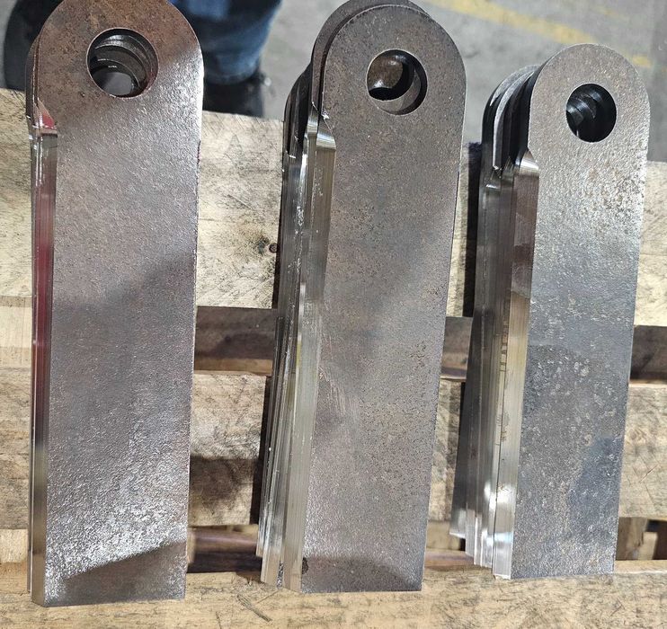 Nóż przystawki rozdrabniacza 240x60x6 Capello Waryński, cały z Hardoxu