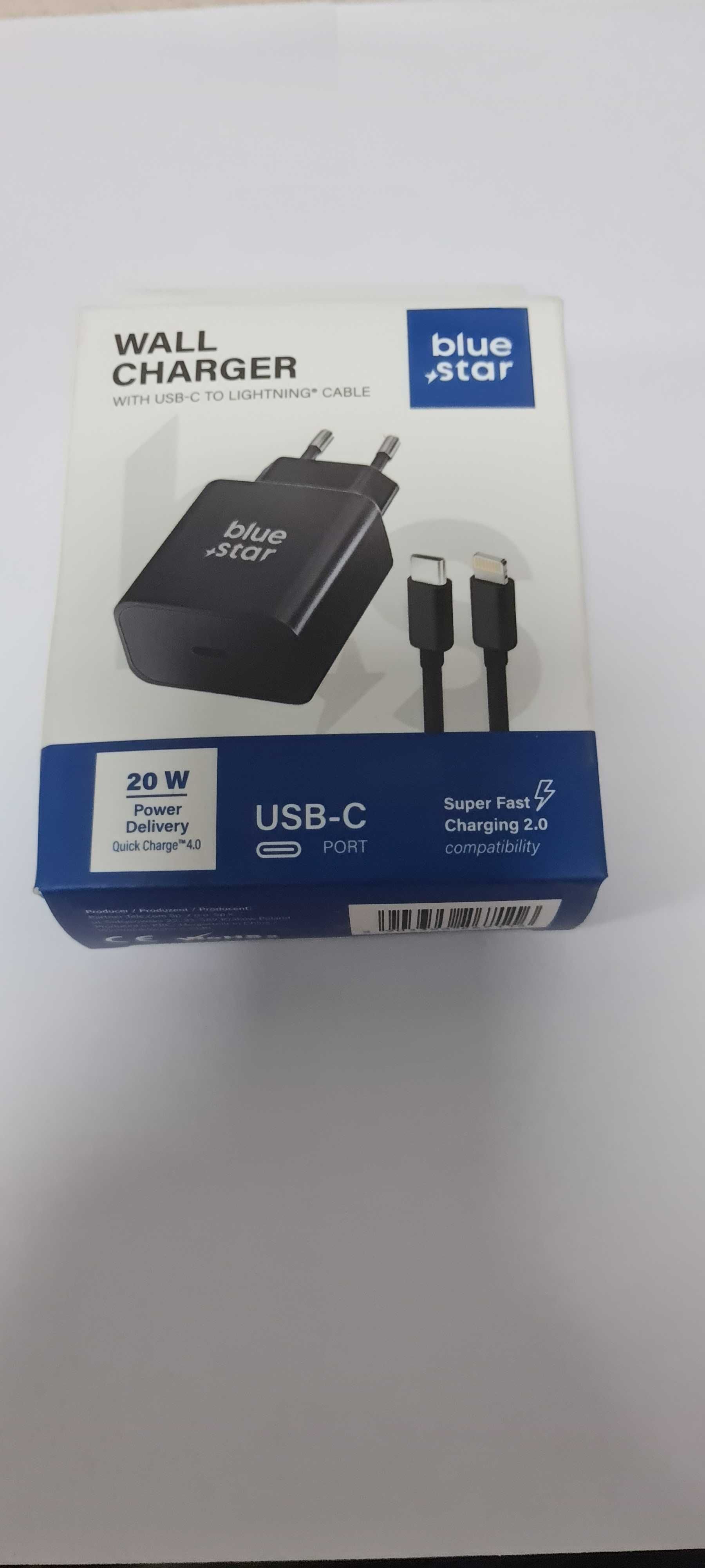 Ładowarka sieciowa Iphone BLUE STAR 20W Typ C PD QC4.0 TFB-TC-20WPD