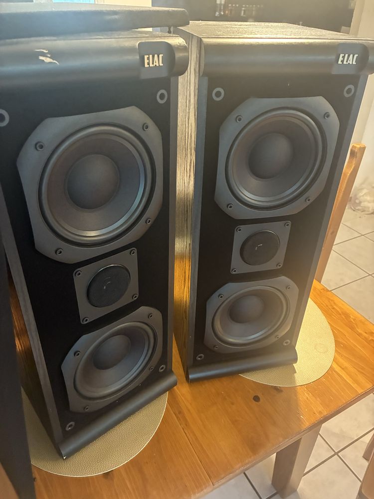 Kolumny Elac El 80 w oryginalnym stanie, bez was ukrytych - sprzedam