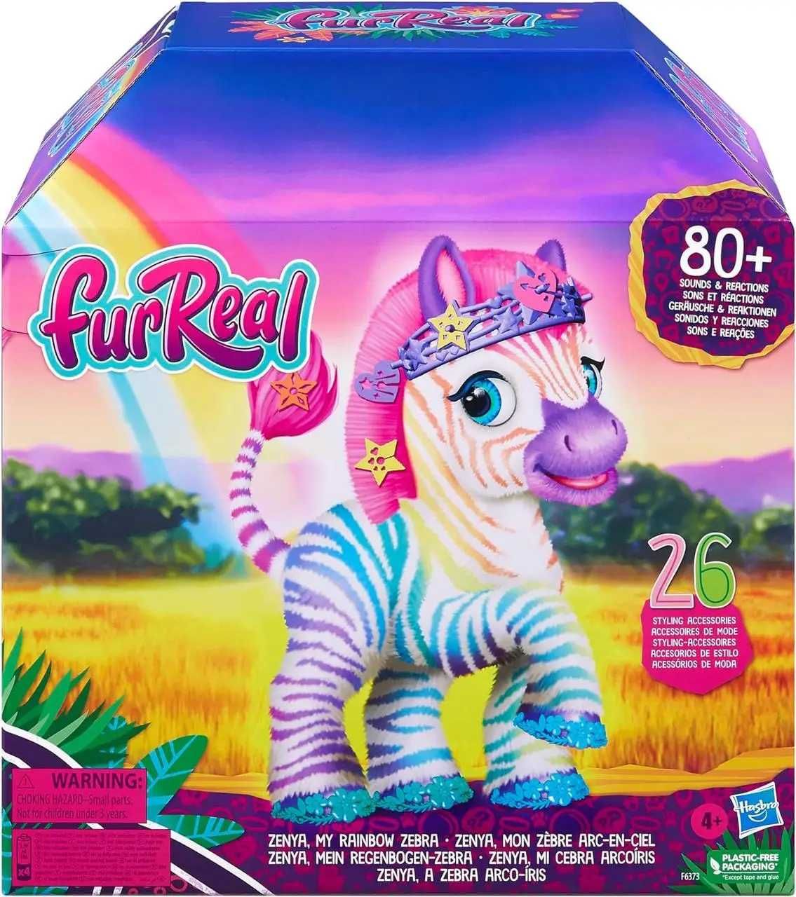 Інтерактівна зебра Женя furReal Zenya My Rainbow Zebra Interactive