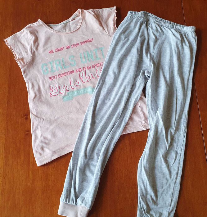 Piżama bluzka krótki rękaw i spodnie komplet Lupilu (263