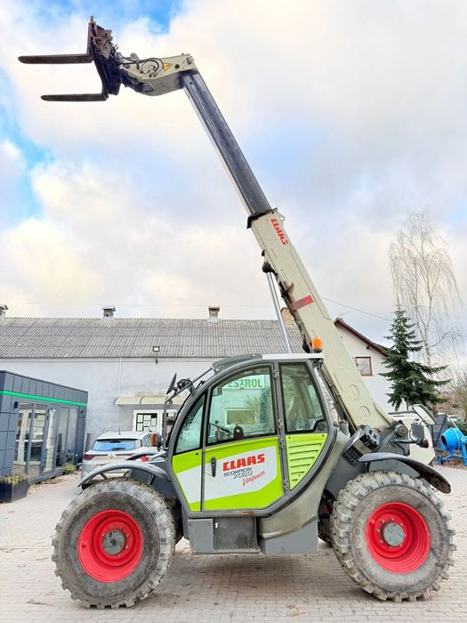 Claas Scorpion 7030 Varipower  2008r, 7500 mtg, cała w oryginale, prosto z ciężarówki, widły do palet