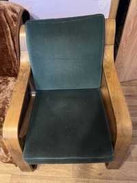 Fotel drewniany duzy