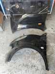 Smart Fortwo 450 guarda lamas esquerdo preto cabrio 99 a 06