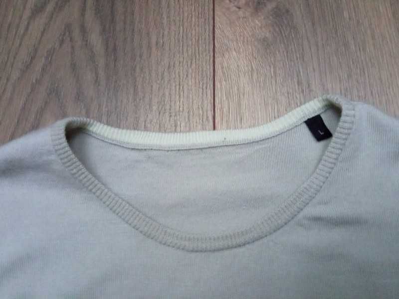 Jasnobeżowy sweter Pierre Cardin
