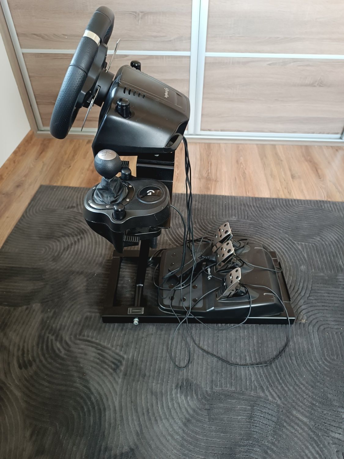 Kierownica Logitech g920 + shifter + stojak