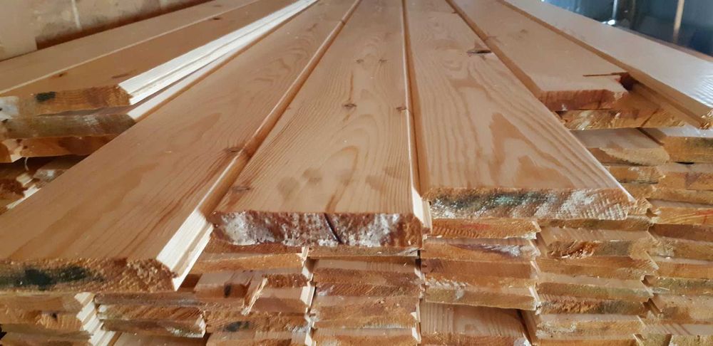 Імітація бруса 125×20×4м 2-йсорт, фальшбрус, вагонка виробництво