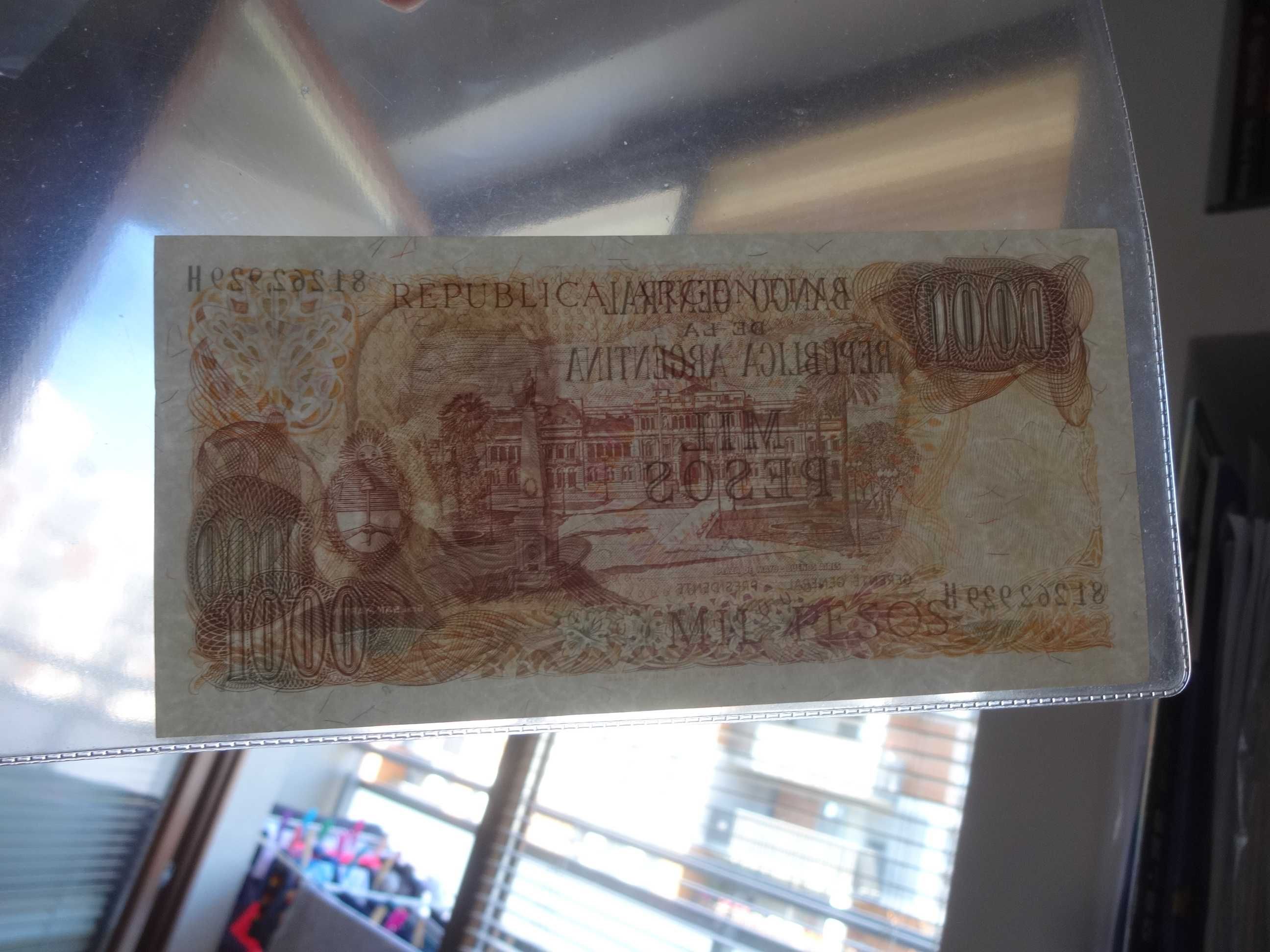 Banknot Argentyna 1000 Pesos UNC