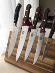 Подставка для ножей Деревянная настольная магнитная держатель блок