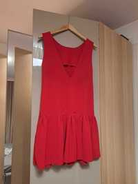 sukienka czerwona stone skirts rozmiar S odkryte plecy