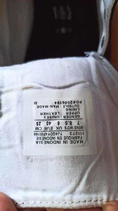 Trampki Converse unisex rozm.40 czarna skóra wysokie One Star