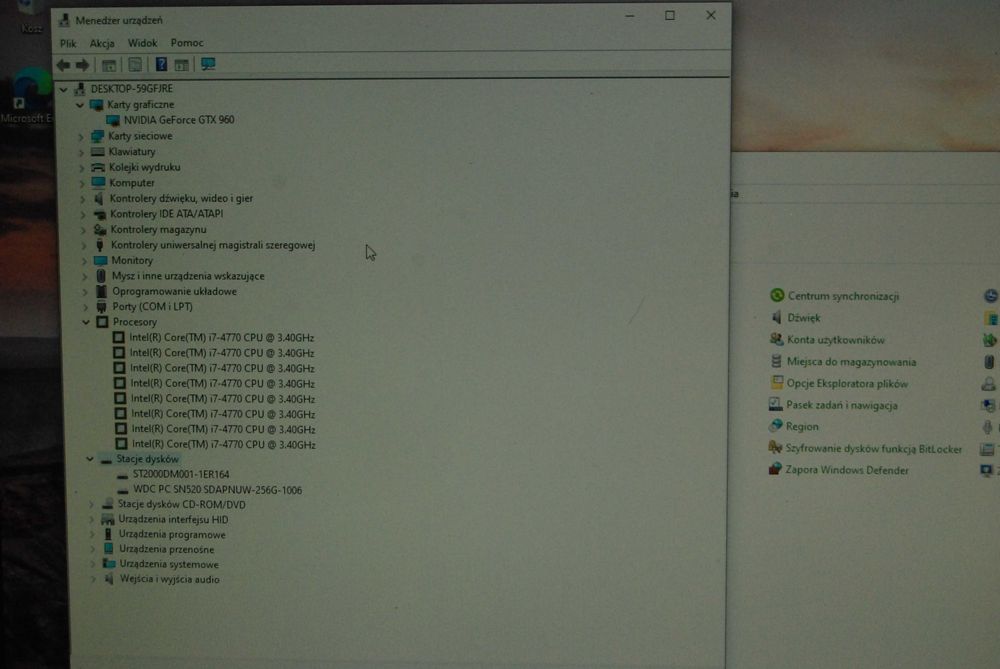 Komputer do gier i7-4770 grafika GTX 9604 GB 20GB RAM DDR3 /2TB