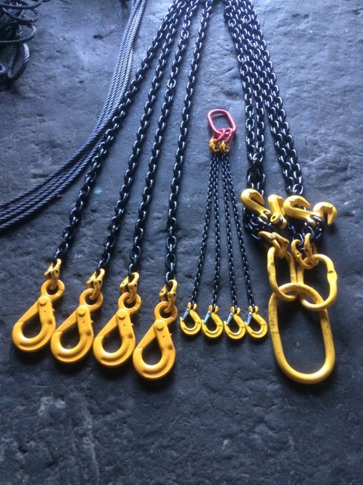 Стропи канатні, ланцюгові