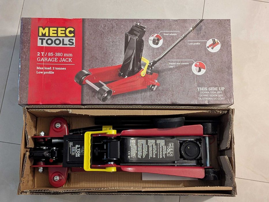 Podnośnik samochodowy ŻABA - 2T, stan b. dobry, JULA, niskoprofilowy