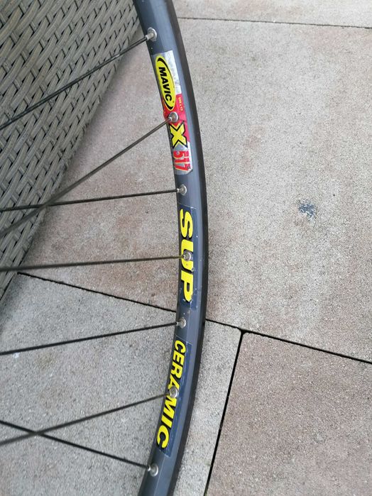 przednia piasta Shimano XTR, HB-M950 KOŁO Mavic 517