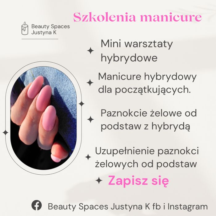 Szkolenia manicure hybrydowy i żelowy