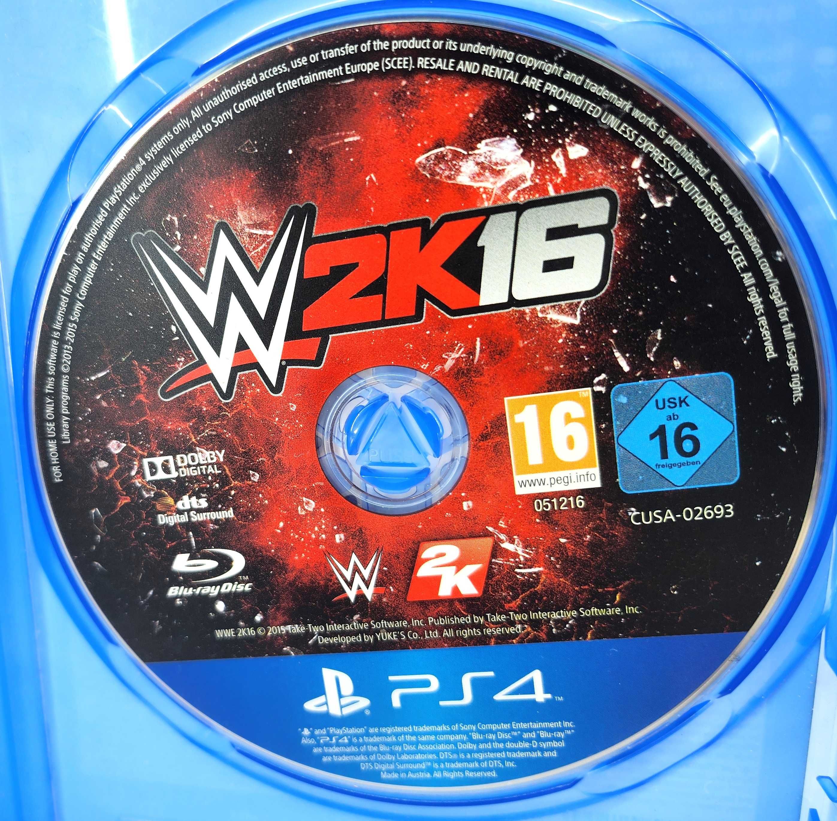 W2K16 gra na konsolę  PS4