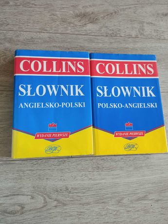 Collins słownik polsko-angielski angielsko-polski 2 sztuki sprzedam