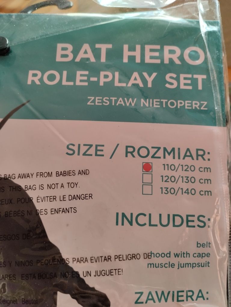 Strój karnawałowy Batman
