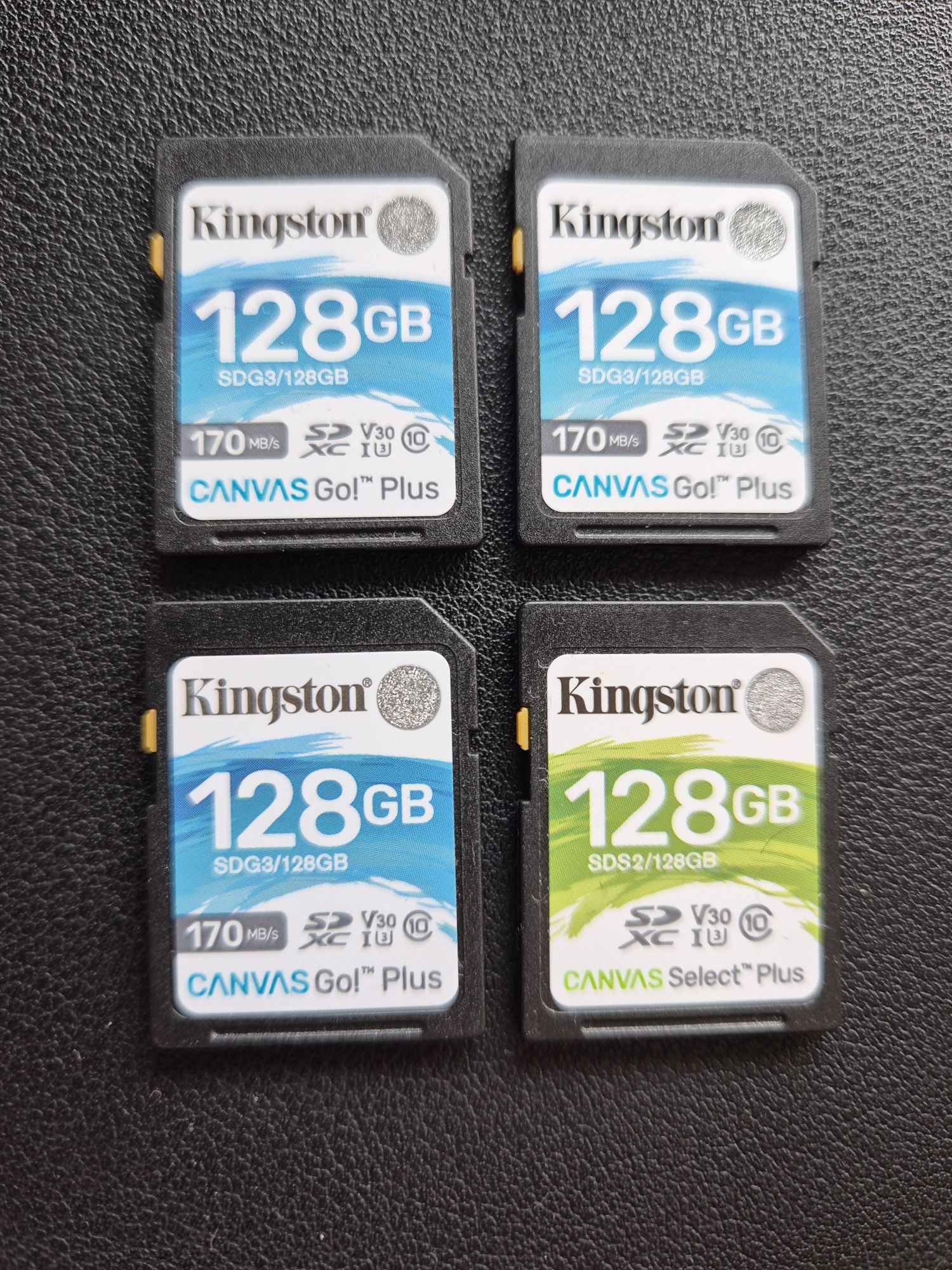 4 Cartões SDXC 128GB Kingston