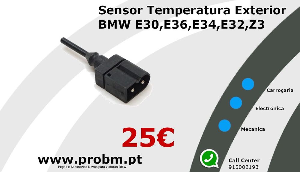 Sensor Temperatura Exterior BMW E30,E36,E34,E32,Z3