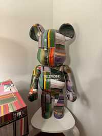 Medicom Toy Bearbrick Benjamin Grant Lisse 1000% 70cm