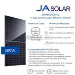 Painel Fotovoltaico 580W - JASolar Bifacial N-Type