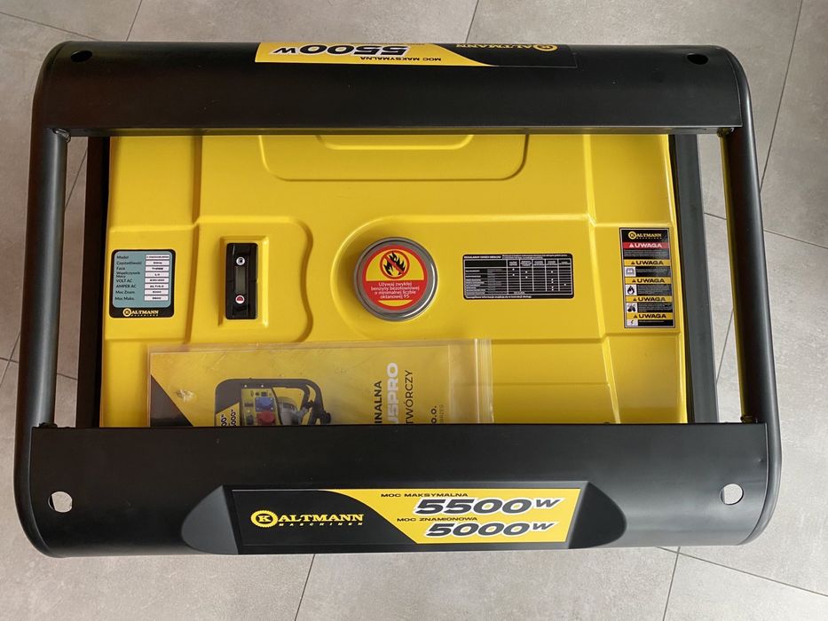 Agregat prądotwórczy KALTMANN K-PG6500 5.5 kW