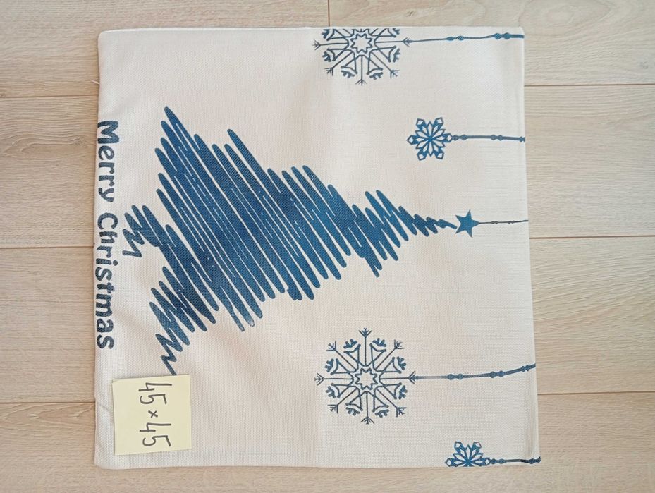 Zestaw nowych 2 szt poszewek dekoracyjnych na wymiar 45x45 cm