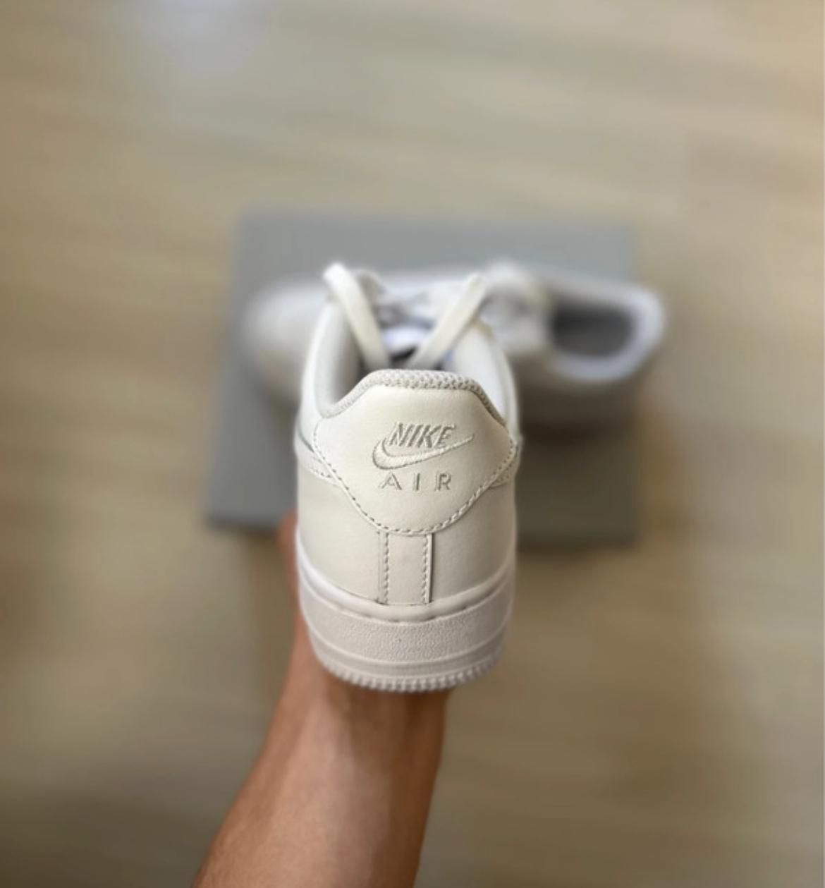 cale biale force meskie nowe nike air force 1 sneakersy na lato 36-46