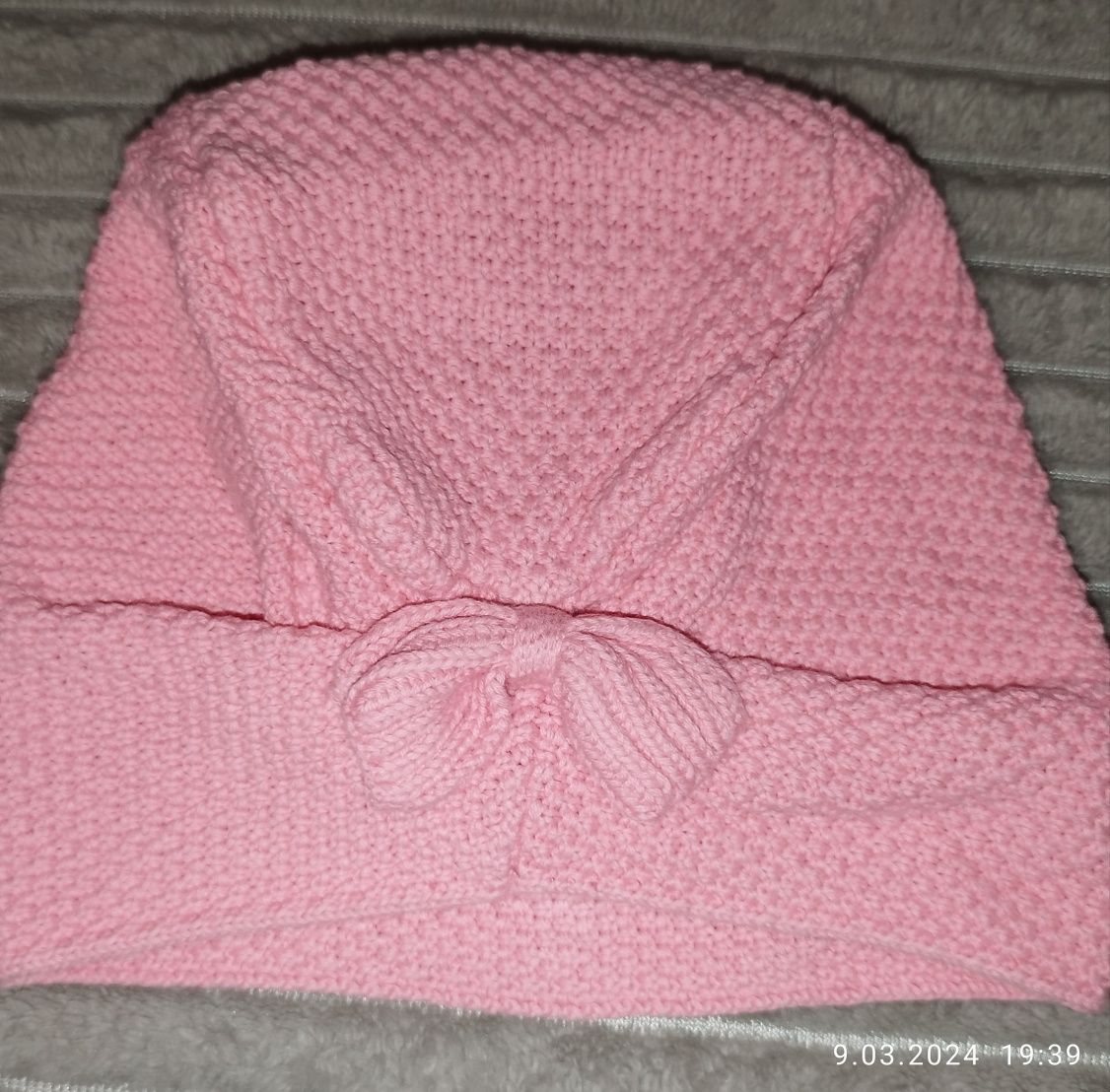 Czapka/turban dziewczęcy 86