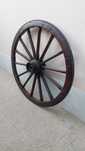 Roda de carroça dos meados de 1900
