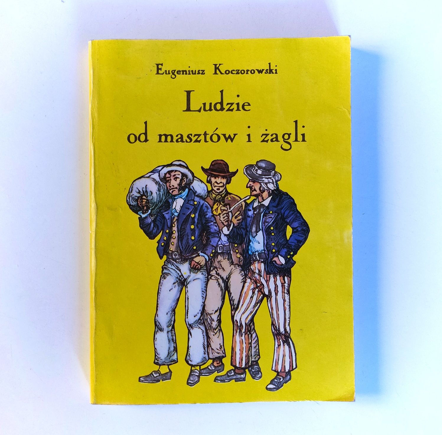 Eugeniusz Koczorowski "Ludzie od masztów i żagli" książka retro PRL
