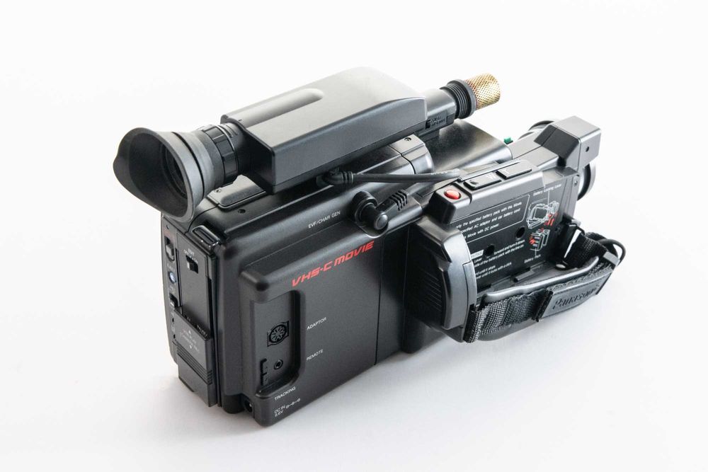 Kamera VHSC HQ Panasonic NV-MC10 cały zestaw vintage