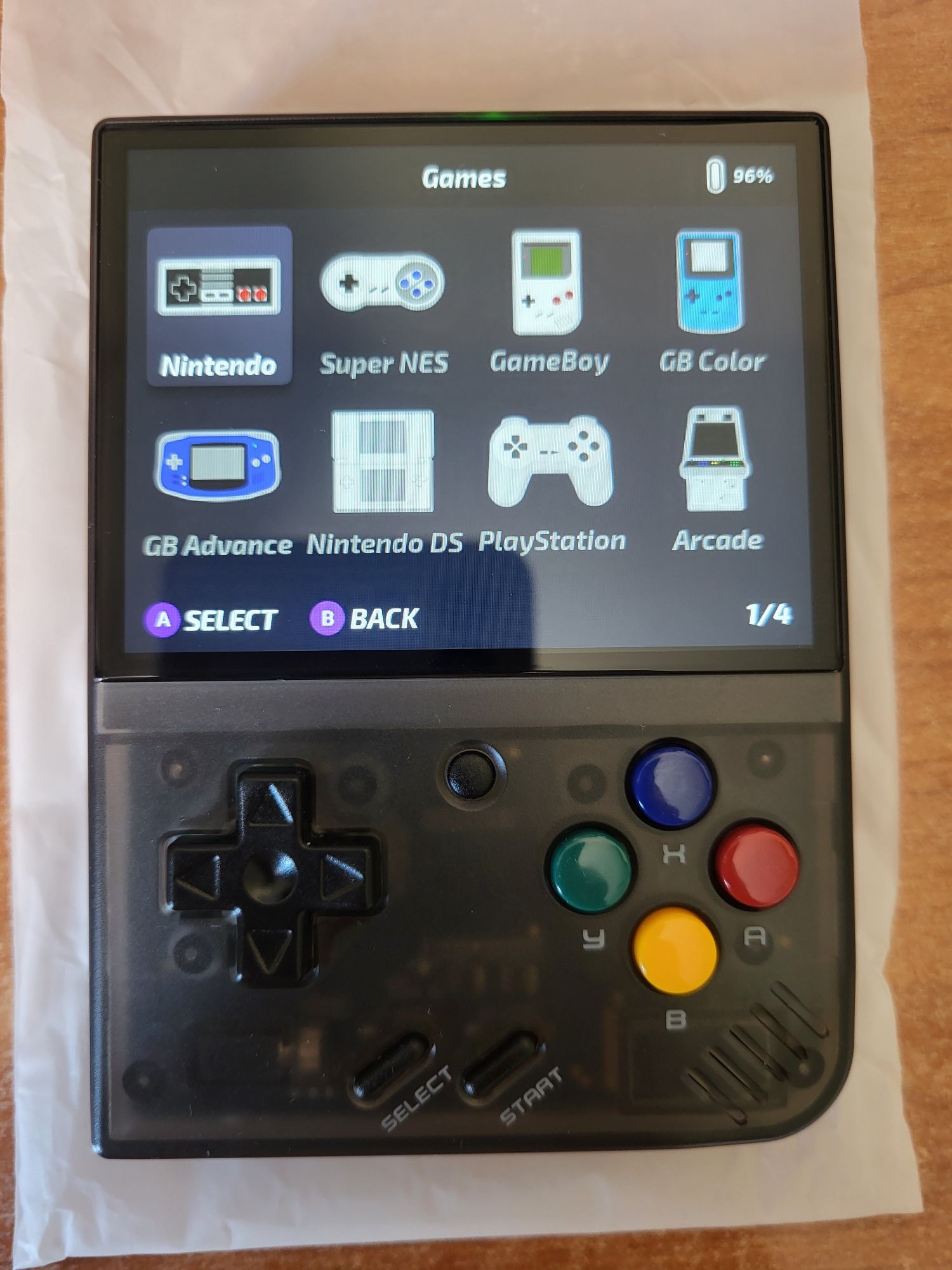 Konsola Miyoo Mini Plus V2 + karta 64 GB Onion OS z zestawem gier