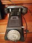 Telefone muito ANTIGO e raro  década de 1950 com caixa de transmissã