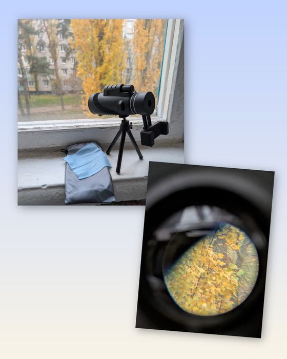 Монокуляр бінокль телескоп для дітей гарний подарунок HD 80х100