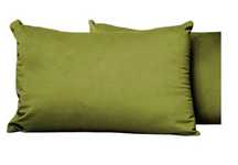 POSZEWKI 40x60cm WELUROWE aksamitne grube BLUMTAL zielone NOWE s655