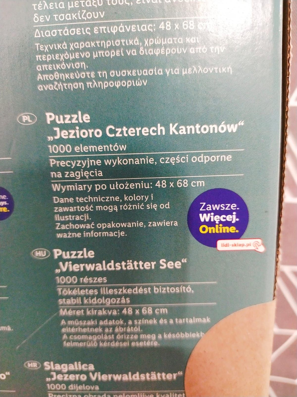 Puzzle Jezioro Czterech Kantonów