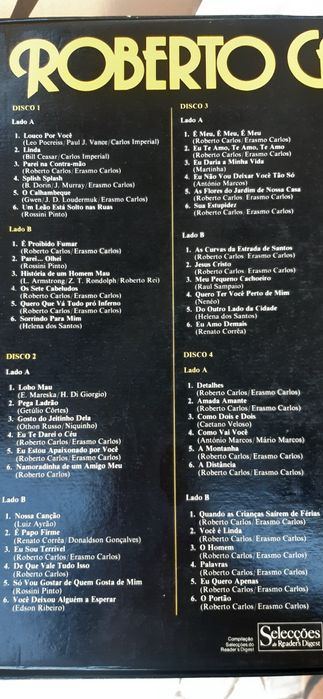 Coletânea vinil Roberto Carlos