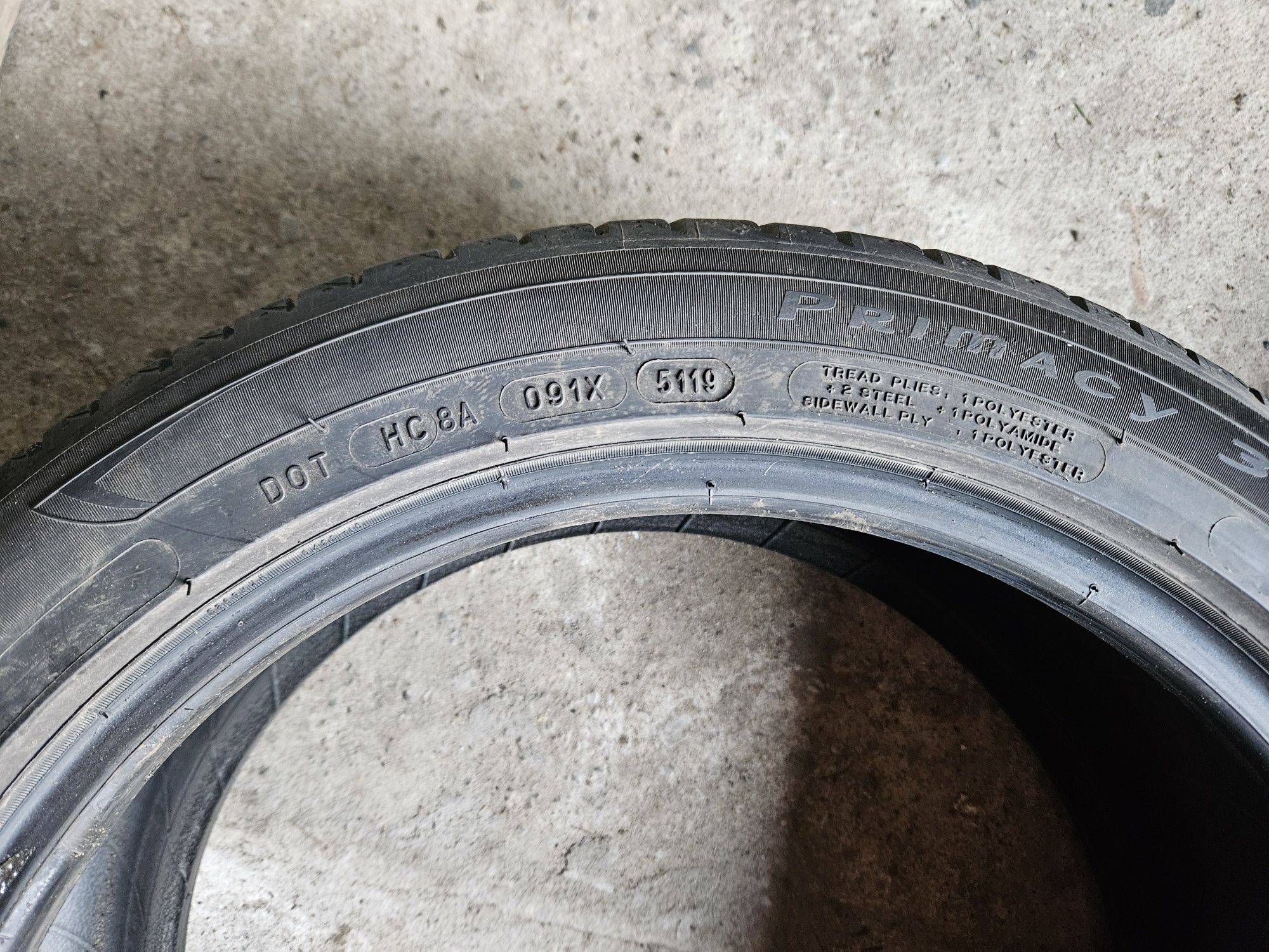 Opony letnie michelin primacy 3 225/45R17  91W  DOT 5119