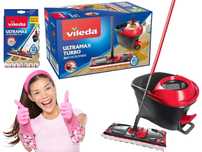 Mop Płaski Obrotowy Vilenda Ultramax Turbo Gratis Dwa Wkłady do Mopa