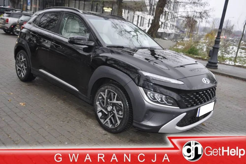 Hyundai Kona 1.6 B Hybryd Bezwypadkowy Serwisowany, Stan jak nowy ZAMIANA