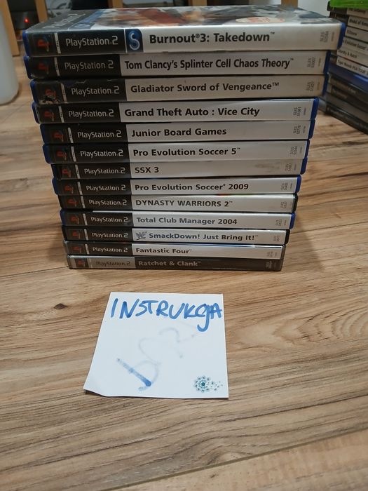 PS2 duży zestaw gier do regeneracji