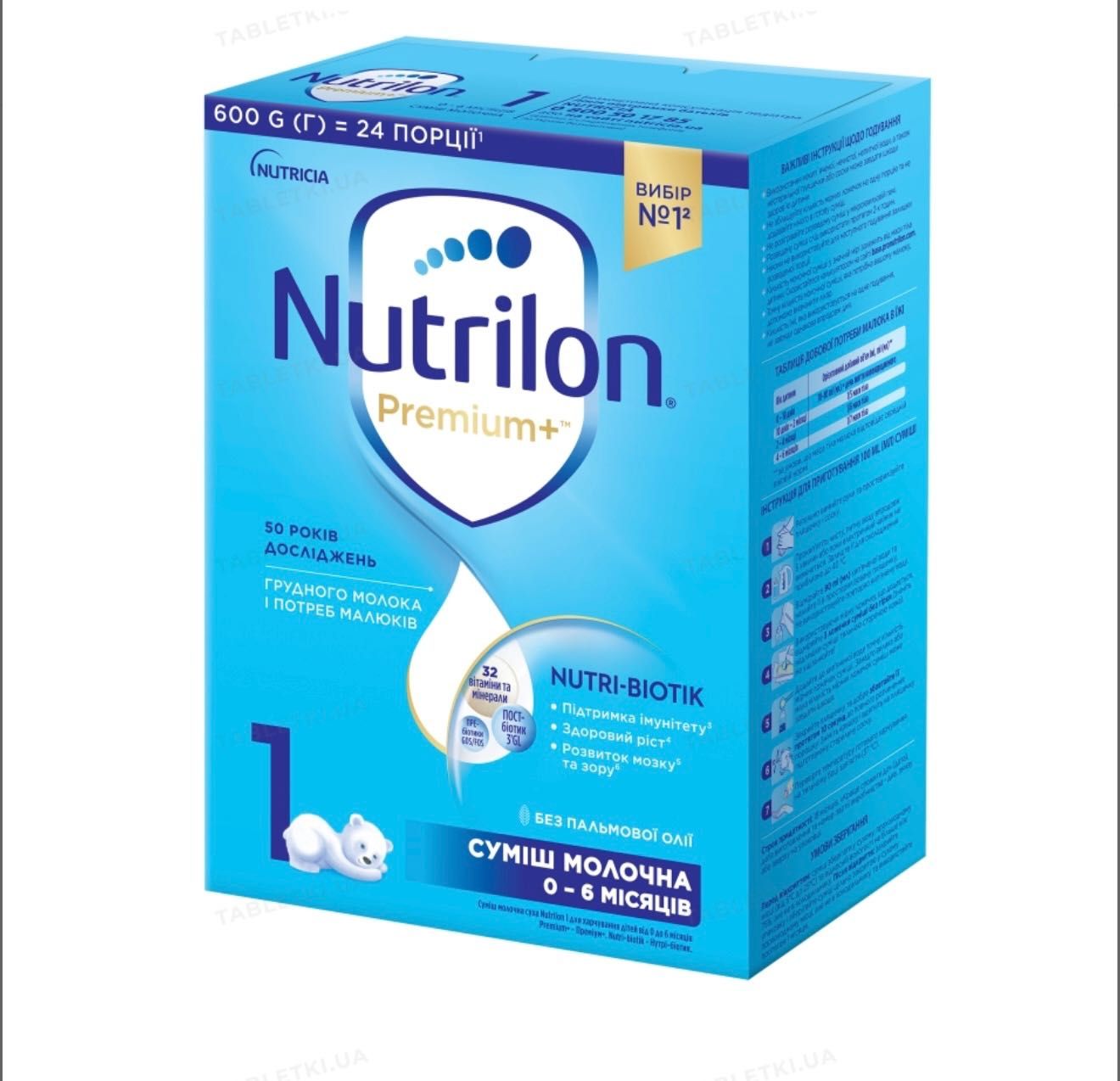 Nutrilon Premium 1+ суміш молочна для дітей з народження
