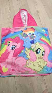 Nowy Ręcznik z kapturem plażowy/basenowy My little pony