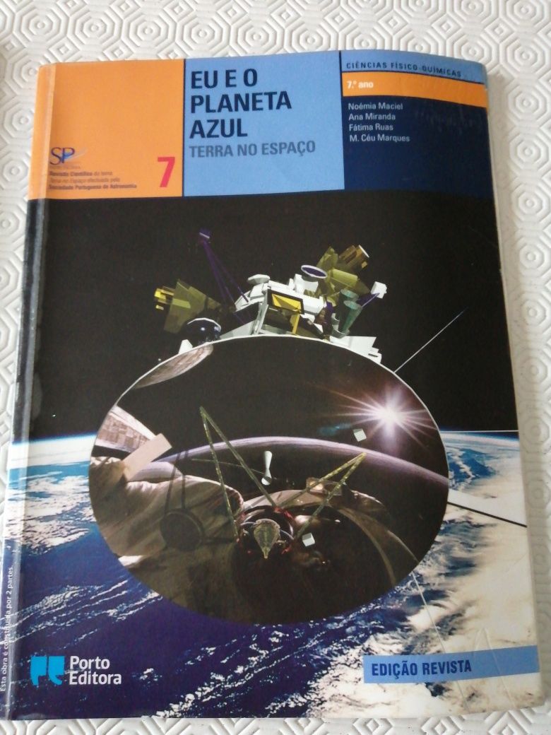 Conjunto manuais + cad ativ Eu e o planeta azul, físico química