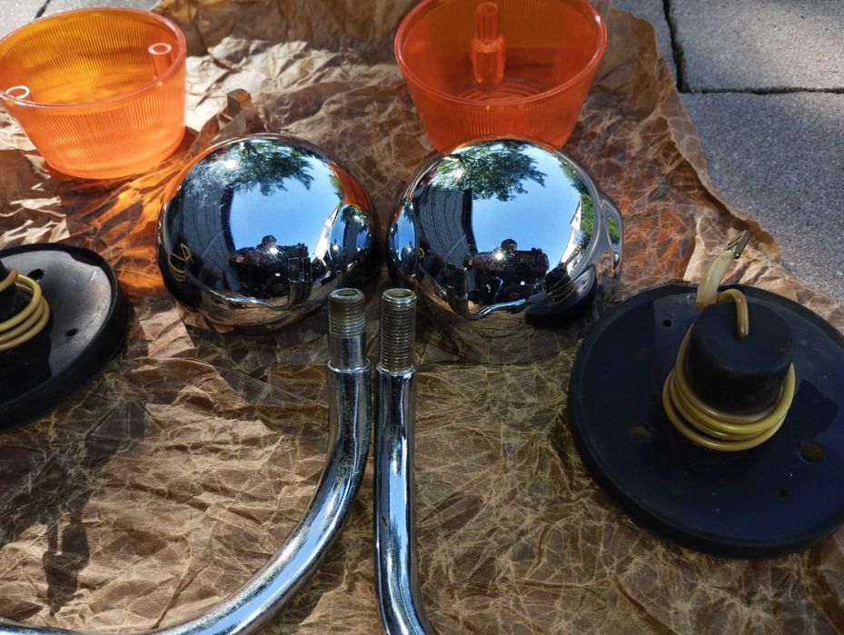 Wsk dudek kierunkowskazy sport chrom bańki